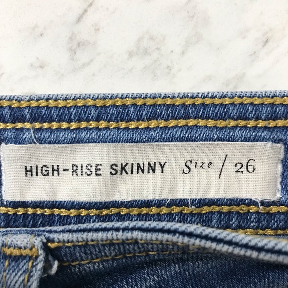 Pilcro and the letterpress Anthropologie High-Rise Skinny Jeans in 26 - Picture 14 of 16